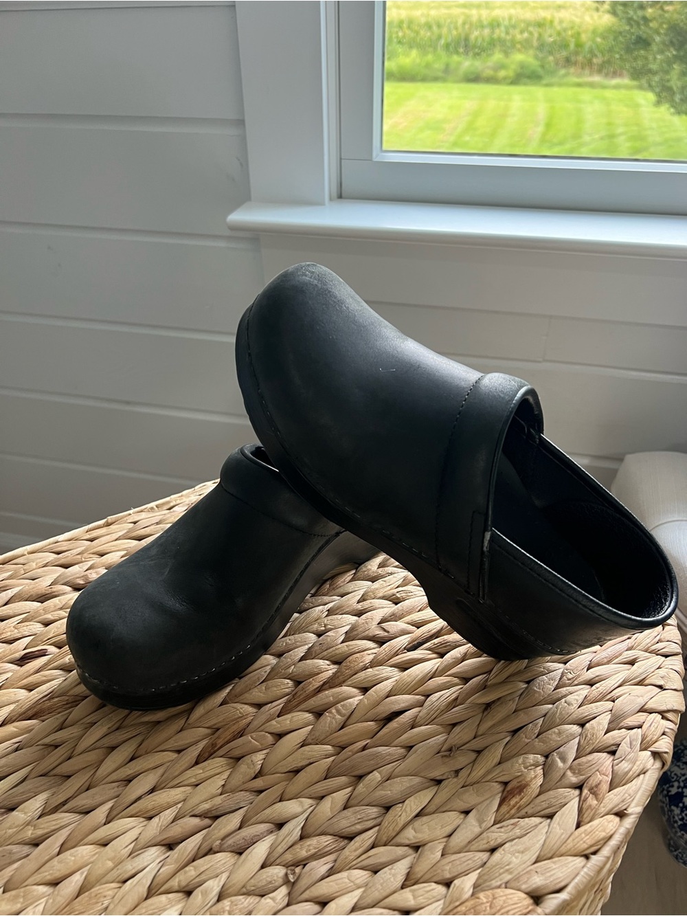 Dansko Black Women's Slip-On Clogs